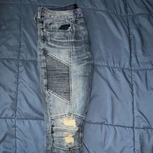 PacSun Biker Stacked Skinny Jeans